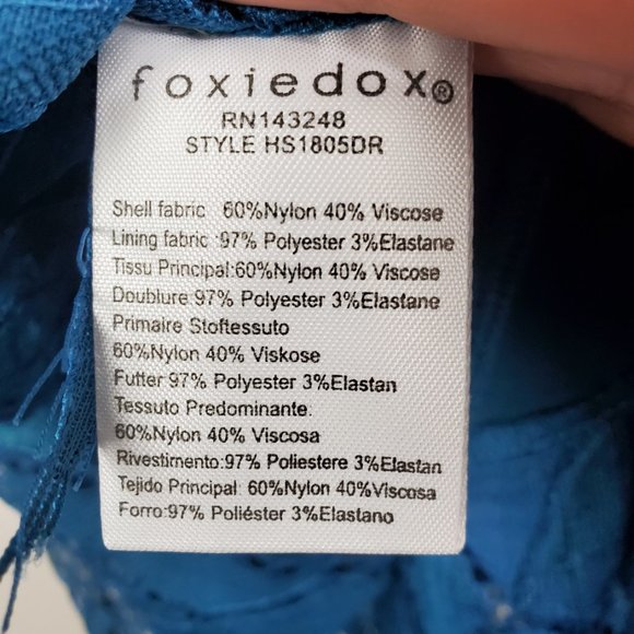foxiedox Blue High Low Dress - Picture 16 of 16